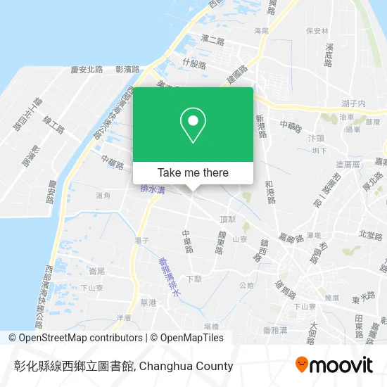 彰化縣線西鄉立圖書館地圖