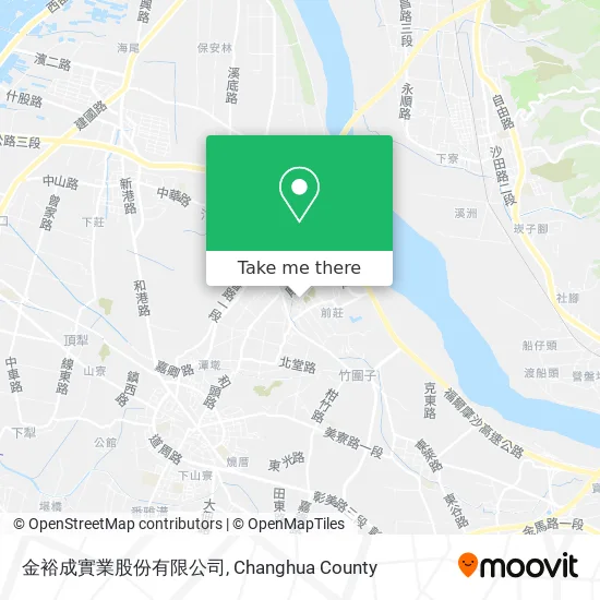 金裕成實業股份有限公司地圖