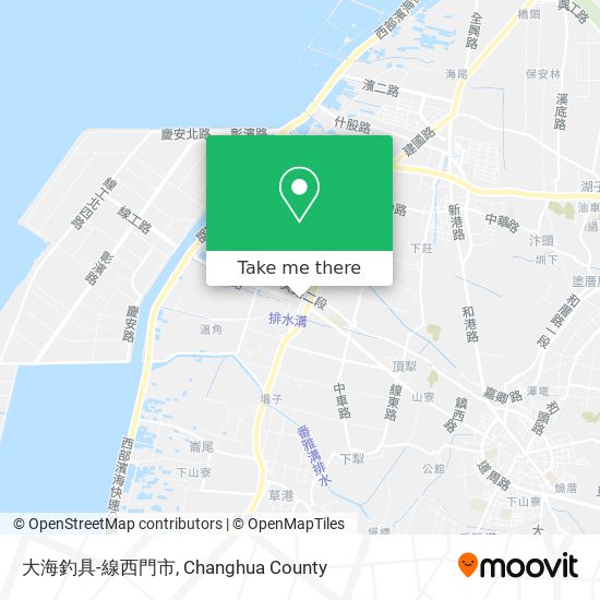 大海釣具-線西門市 map