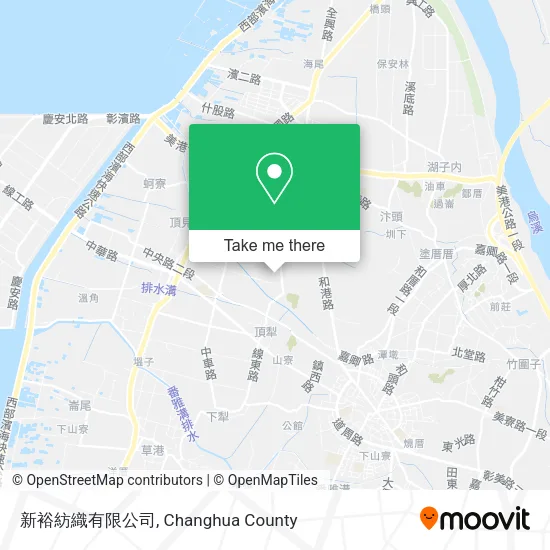 新裕紡織有限公司地圖