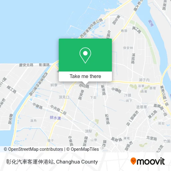 彰化汽車客運伸港站地圖
