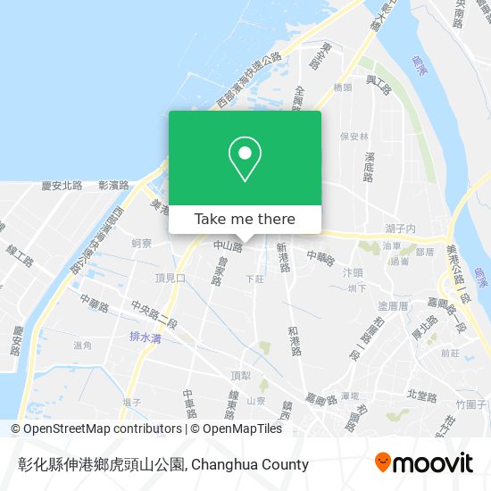 彰化縣伸港鄉虎頭山公園 map