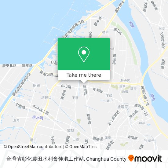 台灣省彰化農田水利會伸港工作站 map