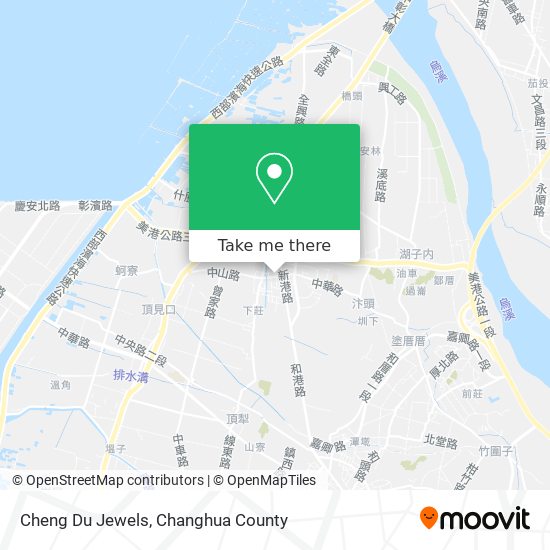 Cheng Du Jewels map