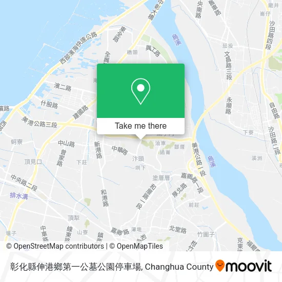 彰化縣伸港鄉第一公墓公園停車場地圖