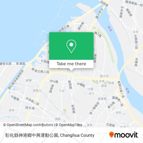 彰化縣伸港鄉中興運動公園 map