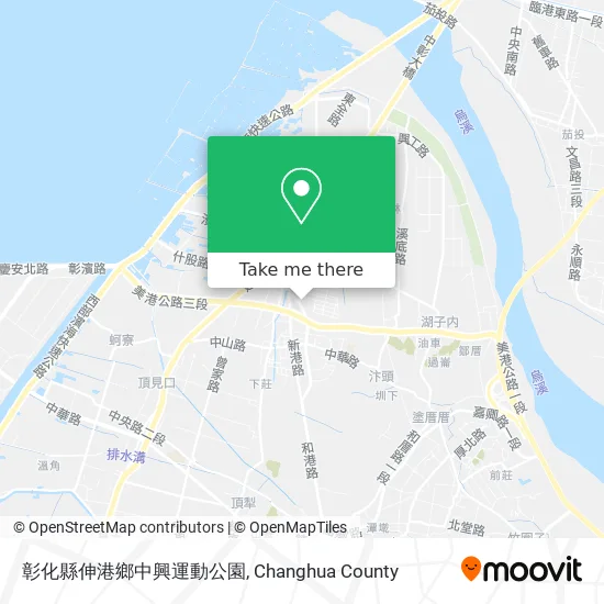 彰化縣伸港鄉中興運動公園地圖