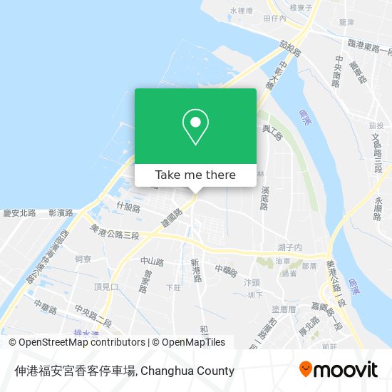 伸港福安宮香客停車場地圖