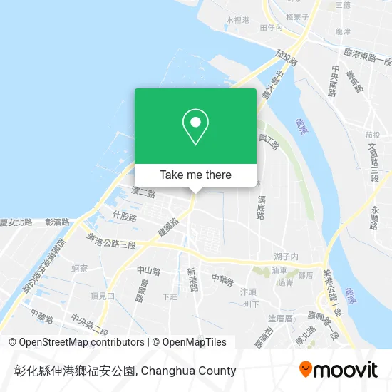 彰化縣伸港鄉福安公園地圖