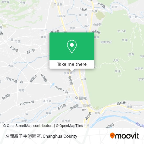 名間親子生態園區 map
