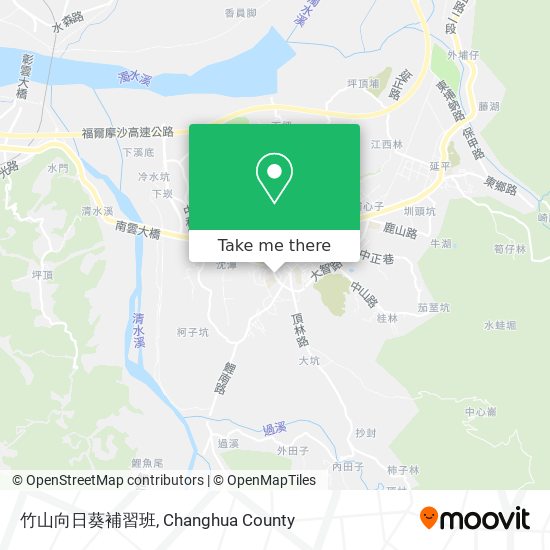 竹山向日葵補習班 map