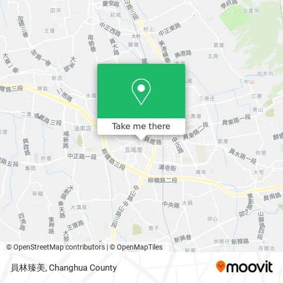 員林臻美地圖