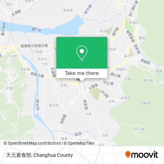 天元素食部 map