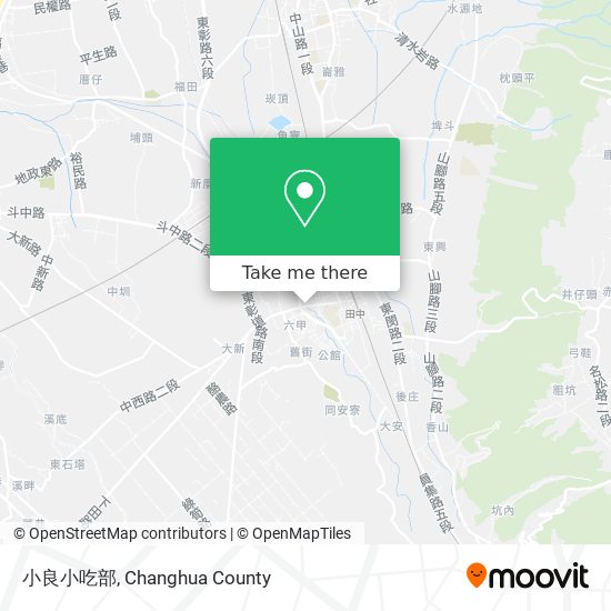 小良小吃部地圖
