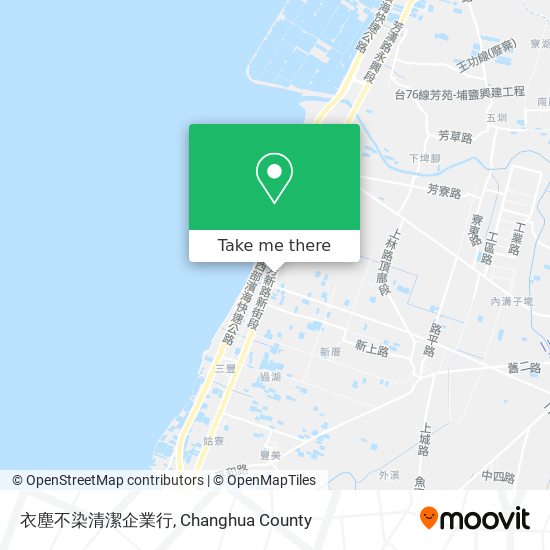 衣塵不染清潔企業行 map