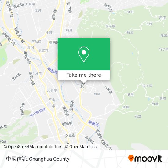 中國信託地圖