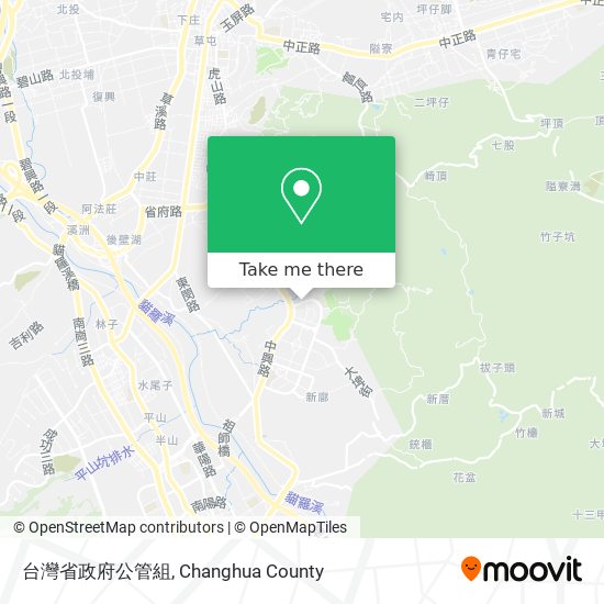 台灣省政府公管組 map