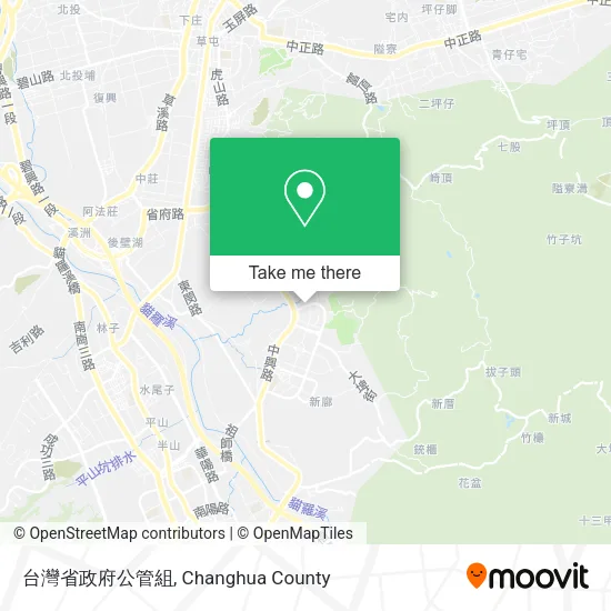 台灣省政府公管組 map