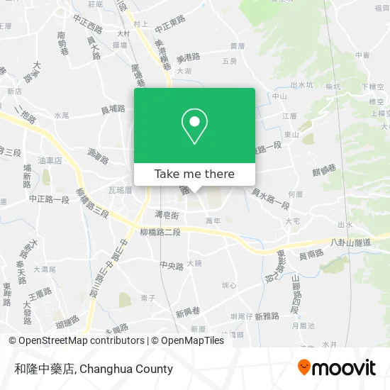 和隆中藥店地圖