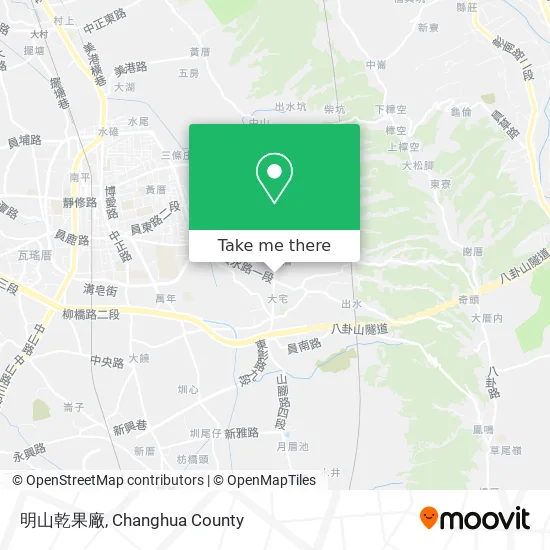 明山乾果廠地圖