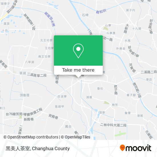 黑美人茶室 map