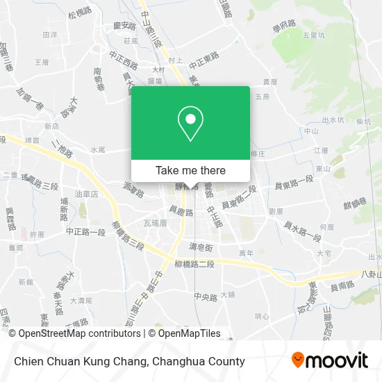 Chien Chuan Kung Chang map