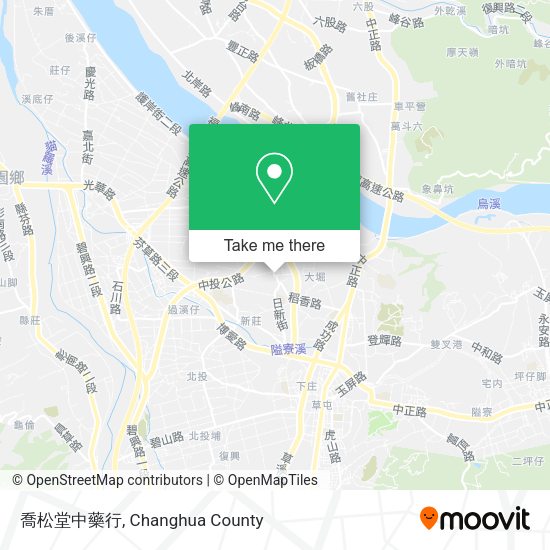 喬松堂中藥行地圖