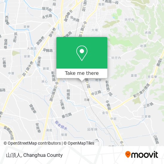 山頂人 map