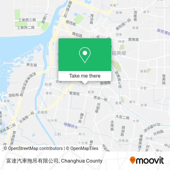 富達汽車拖吊有限公司地圖