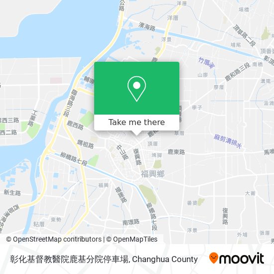 彰化基督教醫院鹿基分院停車場 map