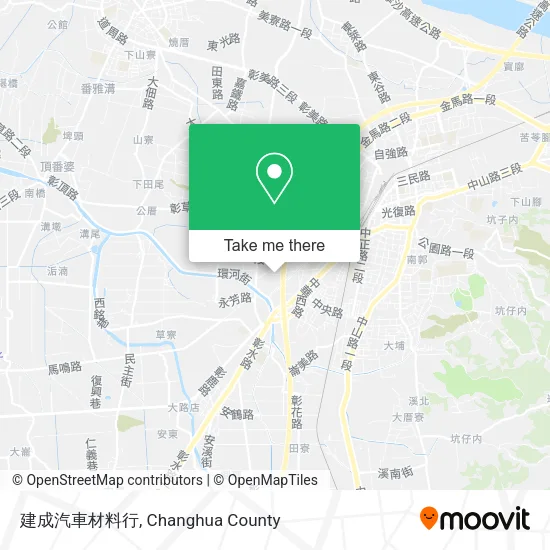 建成汽車材料行 map