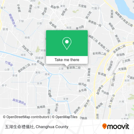 五湖生命禮儀社 map