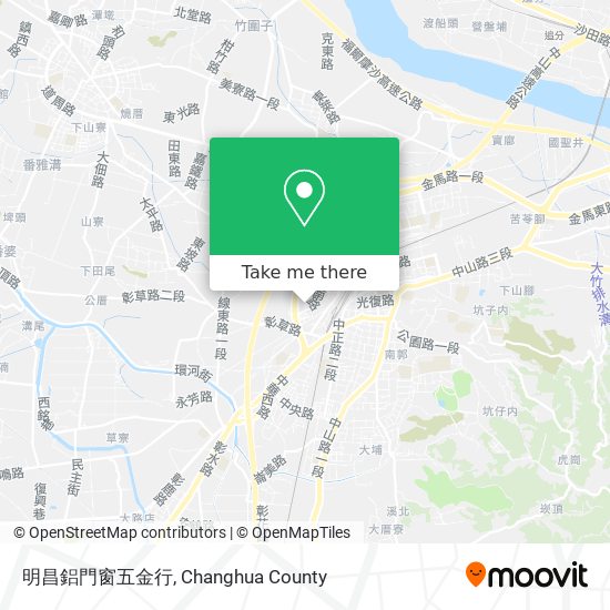 明昌鋁門窗五金行 map