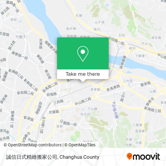 誠信日式精緻搬家公司 map