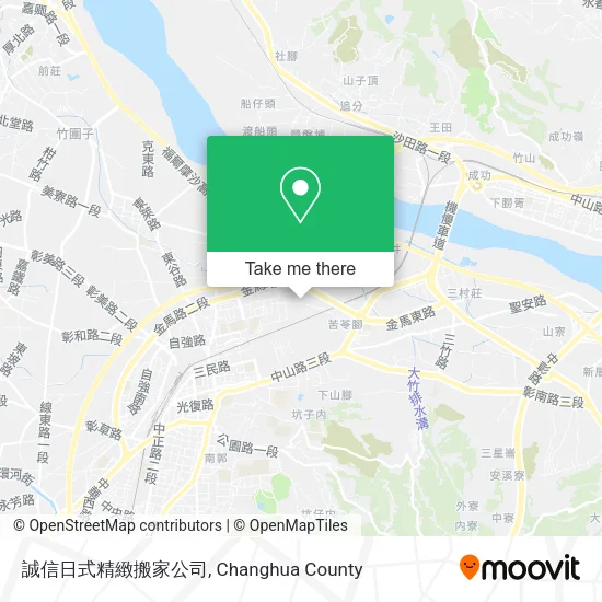 誠信日式精緻搬家公司地圖