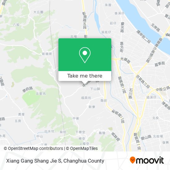 Xiang Gang Shang Jie S map