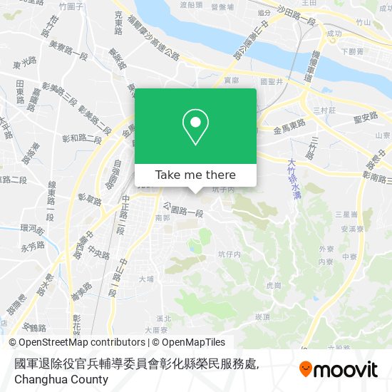 國軍退除役官兵輔導委員會彰化縣榮民服務處 map