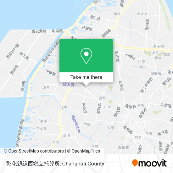 彰化縣線西鄉立托兒所地圖