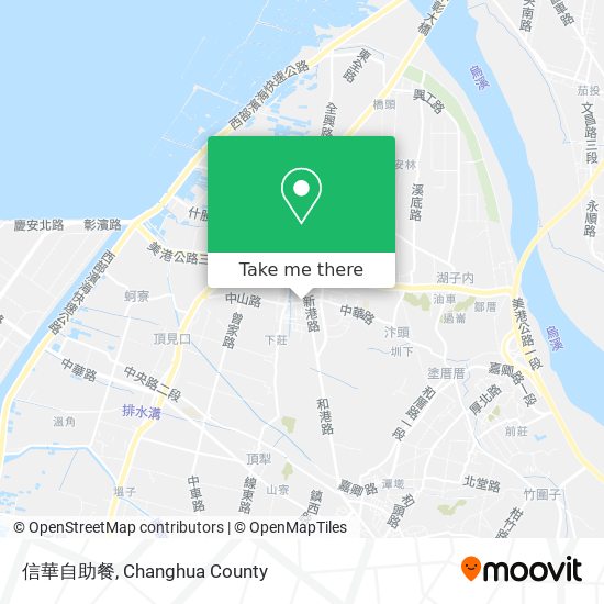 信華自助餐地圖