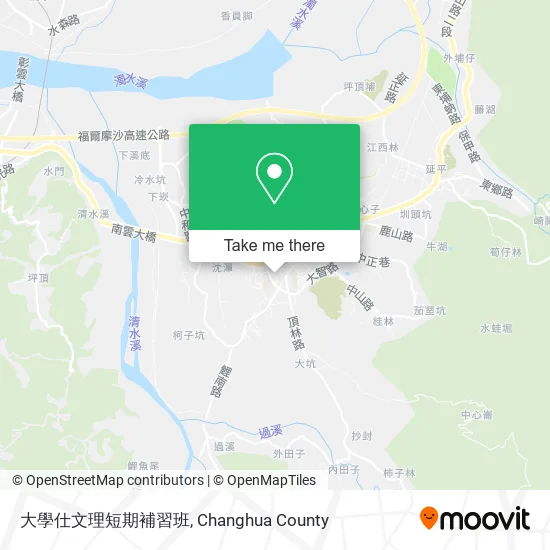 大學仕文理短期補習班 map