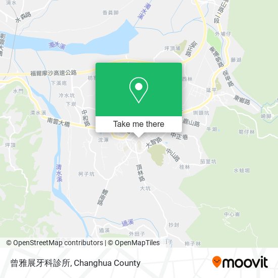 曾雅展牙科診所地圖