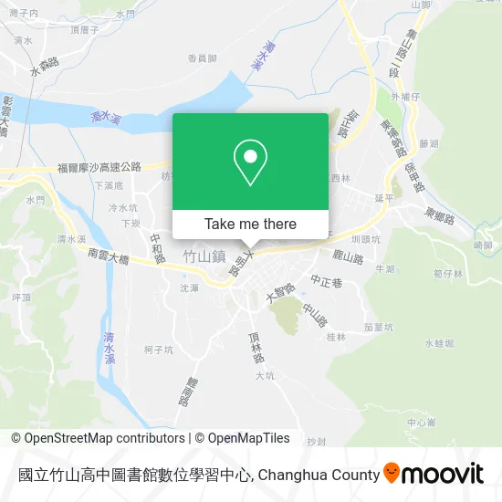 國立竹山高中圖書館數位學習中心 map