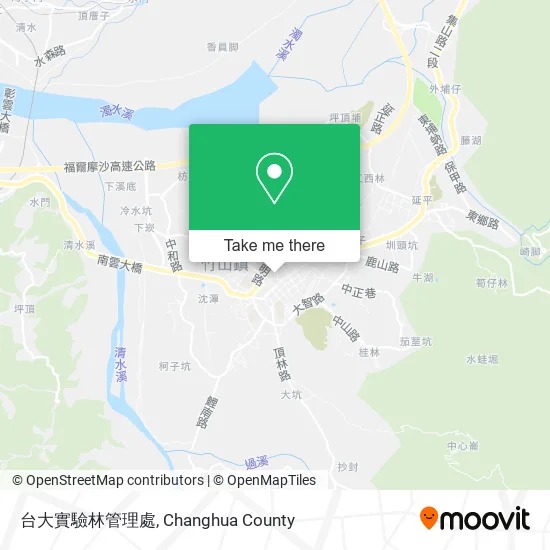 台大實驗林管理處 map