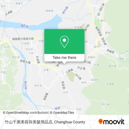 竹山千惠美容與美髮用品店 map