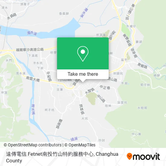 遠傳電信 Fetnet南投竹山特約服務中心 map