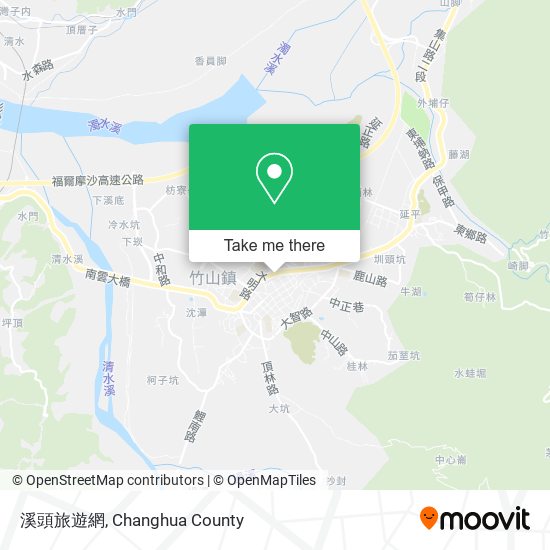 溪頭旅遊網地圖