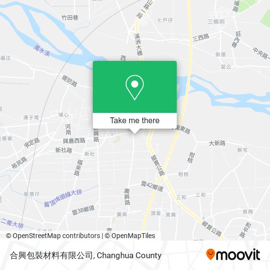 合興包裝材料有限公司 map