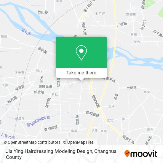 Jia Ying Hairdressing Modeling Design map