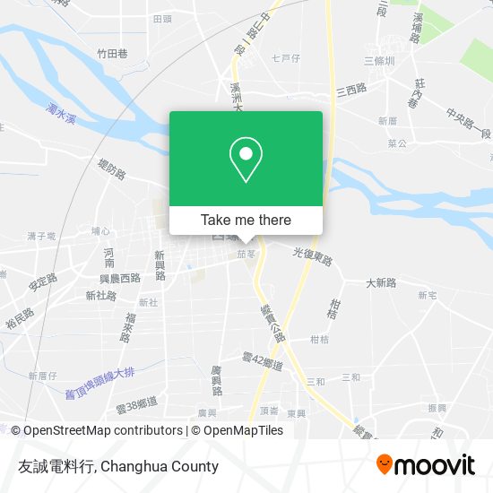 友誠電料行 map