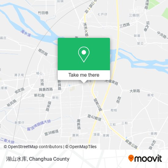 湖山水库 map